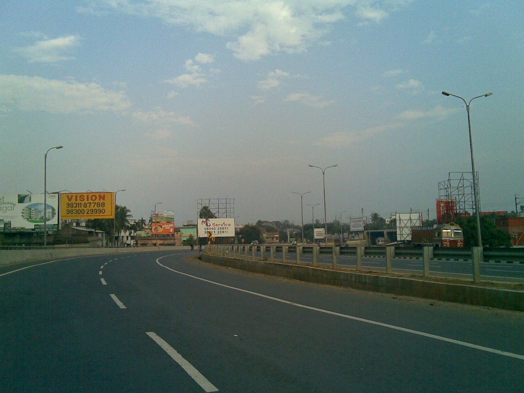 Towards Balikhal,Nivedita Setu Underpass visible by Arijit Banik