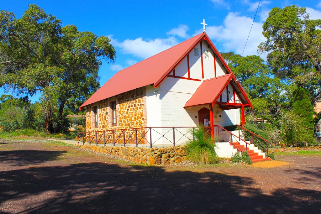 St Swithun's Church, Lesmurdie Rd. Lesmurdie, Western Australia by Stuart Smith