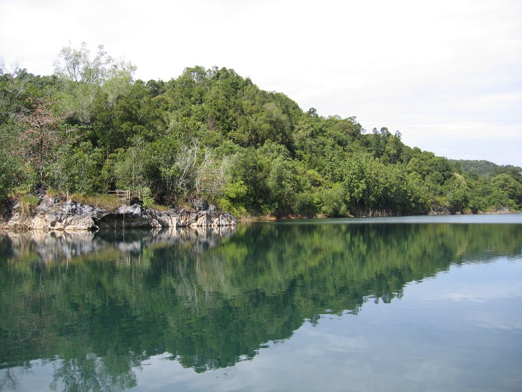 Tasik Biru, man-made lake at Bau by Made in Stass