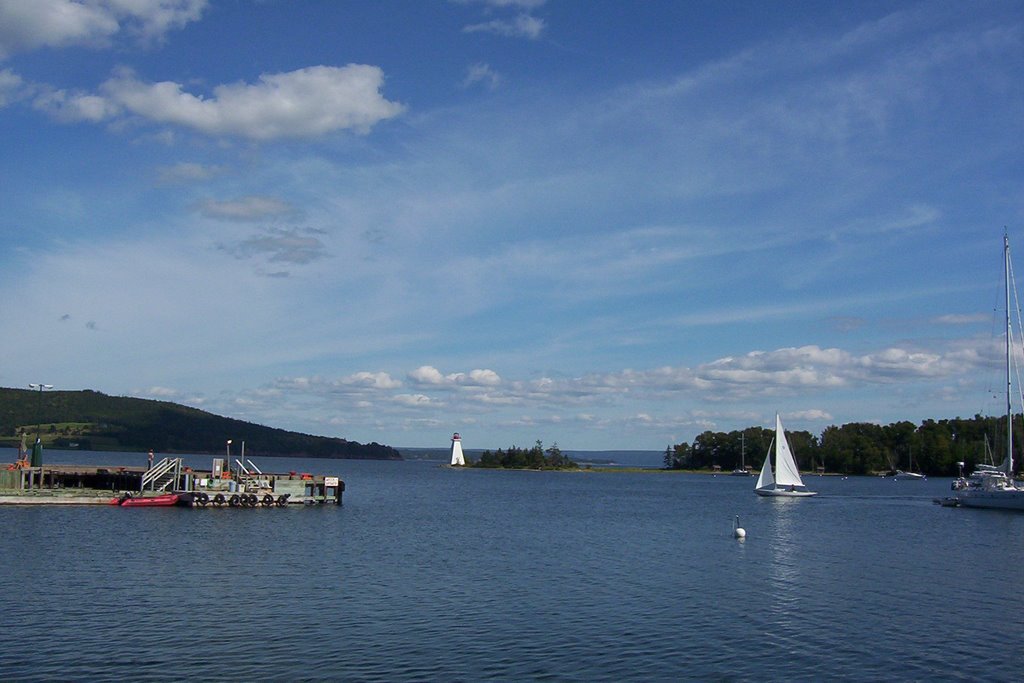 Looking east from Baddeck Marina by novascotiaphotoalbum.com