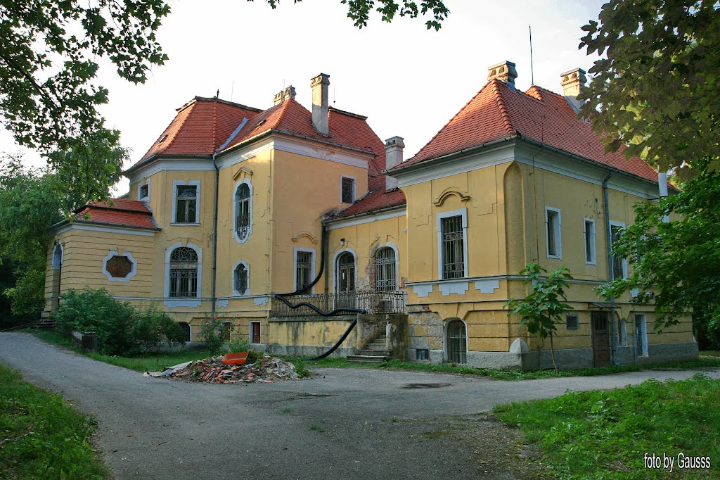 Báb (Báb), Slovakia (Felvidék, trianoni szerződésig Nyitra Vármegye) - Szecessziós kastélya a 20. század elején épült. by Gausss