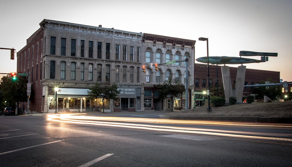 Downtown Greencastle, Indiana by jasondozier