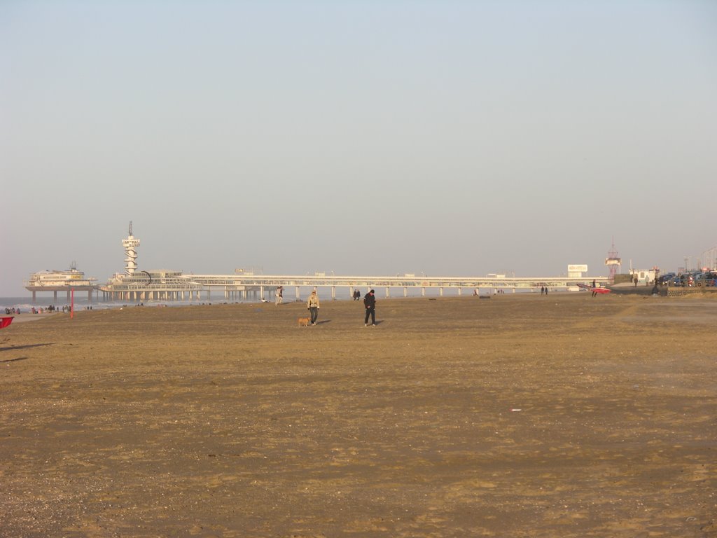 Uitzicht op de pier Scheveningen by dcschuiling