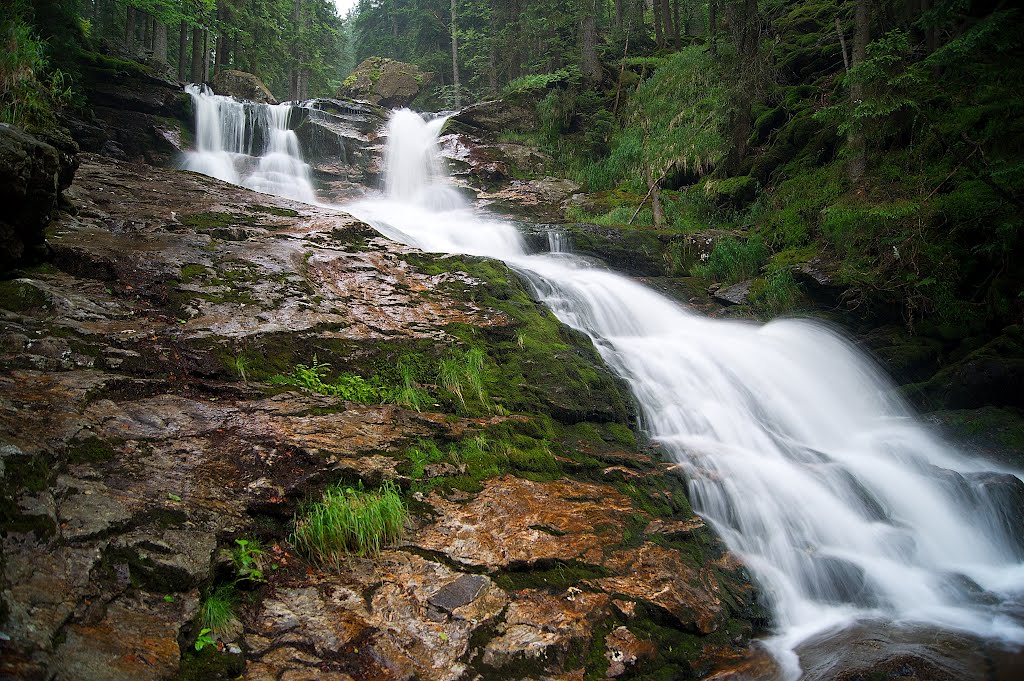 Vodopád Riesloch,Bodenmais,SRN by Karloch