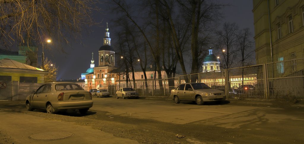 Danilov monastery entrance (frosty February) by Teodoro de Jimki