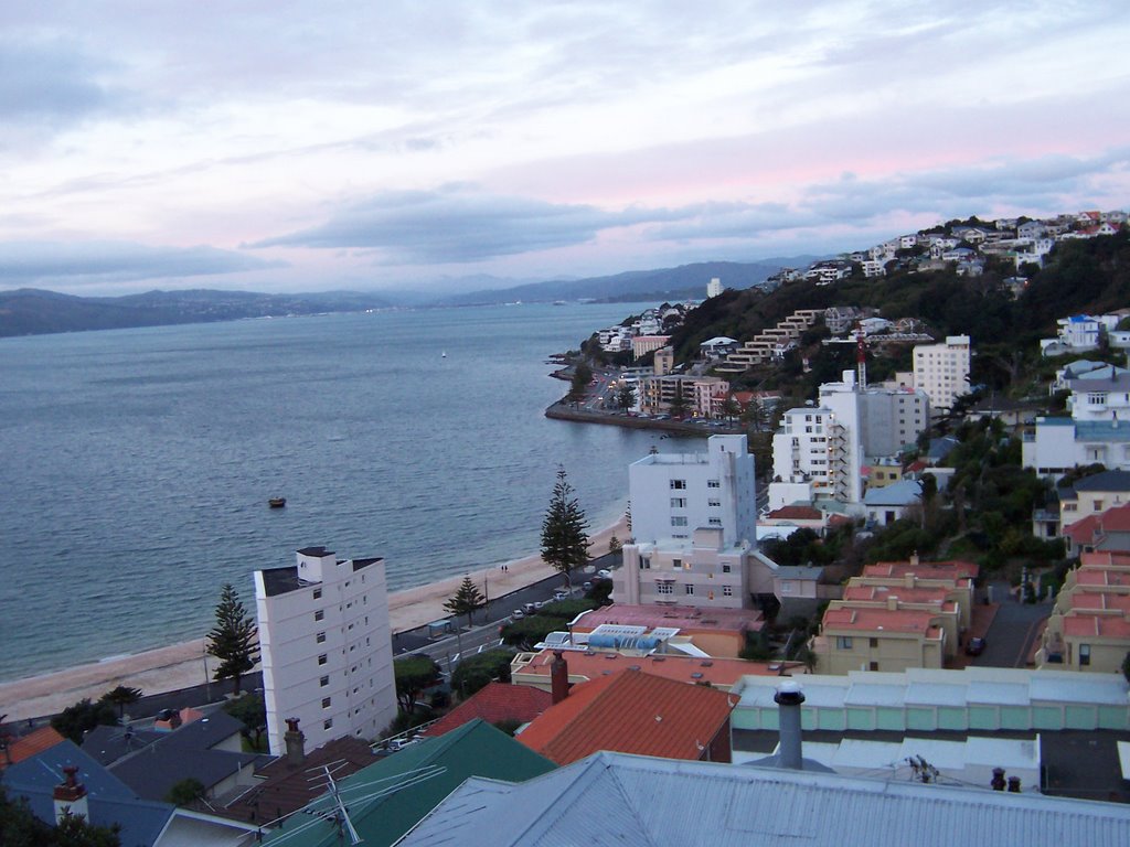 Oriental Parade at dusk by Ritzihia