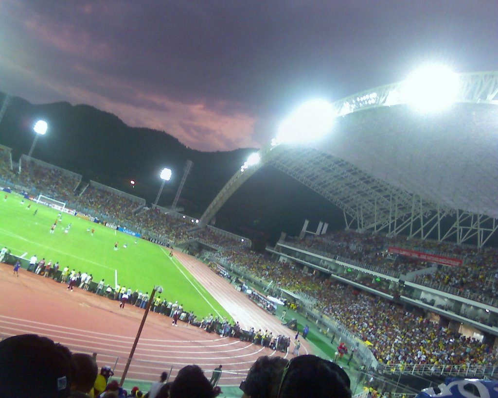 Estadio Jose Antonio Anzoategui Partido Brasil-Chile by alejandrordaz