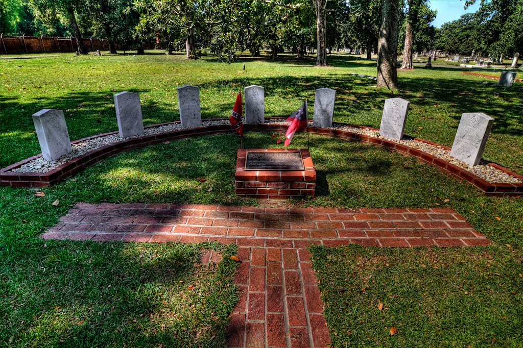 Confederate Generals at Magnolia Cemetery by Hank Myers