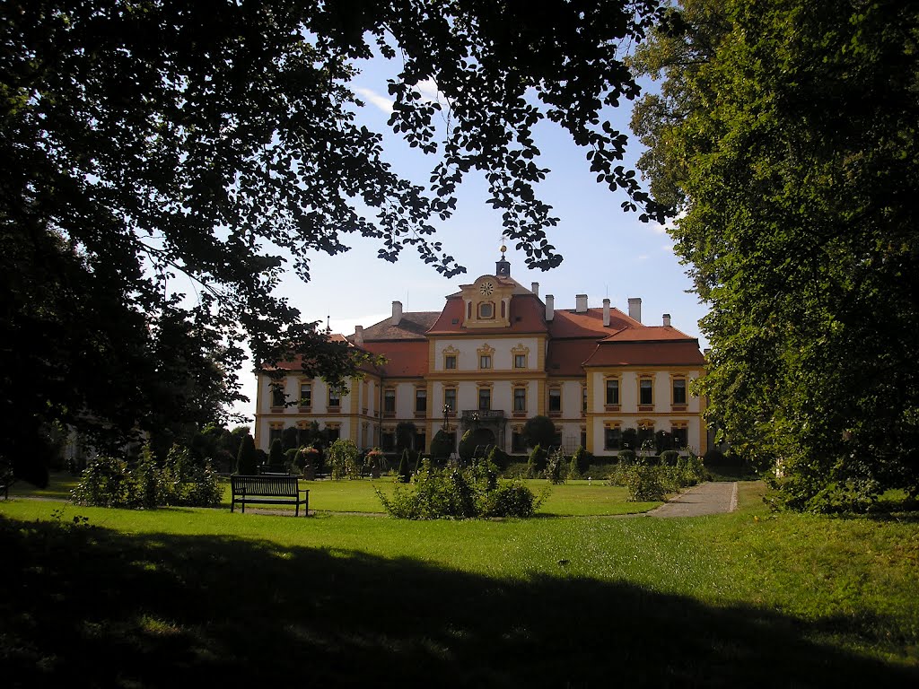 Jemniště - view from the castle garden by DanaSun