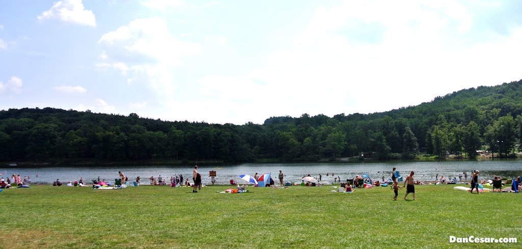 Beach and Lake at Keystone State Park by Cesar Paniamogan, Jr.