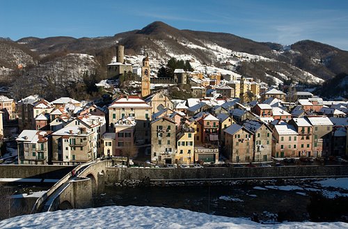 Panorama invernale di Campo Ligure by Emanuele Merlo