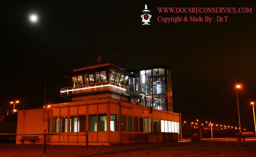 Volkerak Tower Willemstad At Night Made By Dr.T 2007 by Dr.Trx