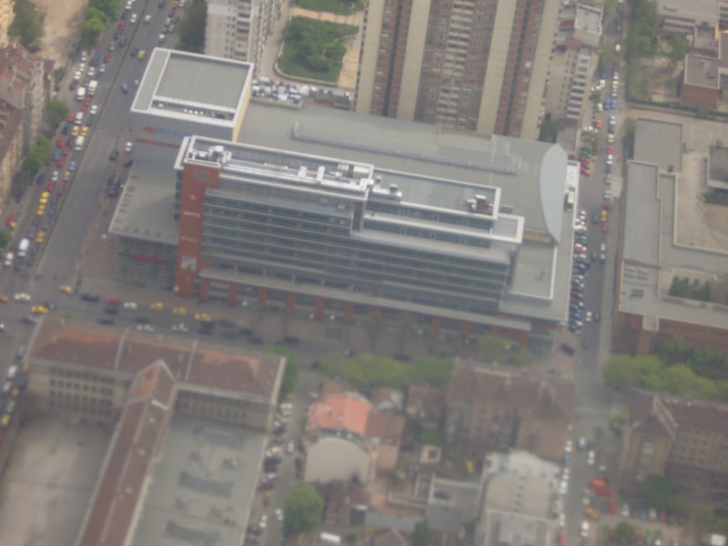 Mall Of Sofia from plane by mishetoo