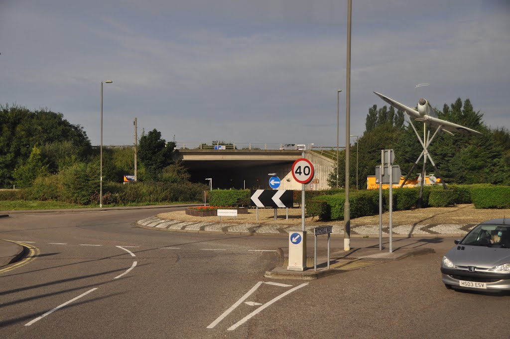 Southampton Airport : Mitchell Way & Roundabout by A Photographer