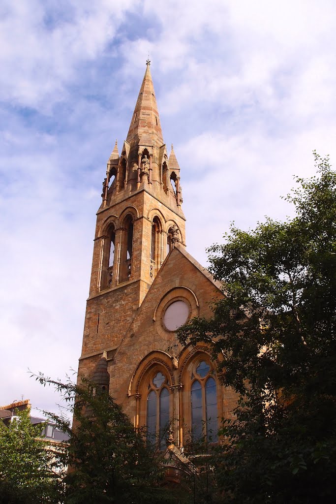 GLASGOW : St. Jude's Church (looking S.E.) by Chris. H.