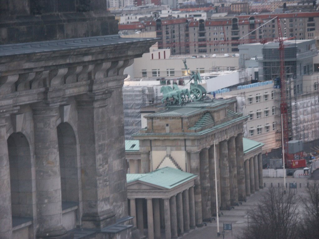 BRANDENBURGER FROM REICHSTAG by Graciel.la Vidal