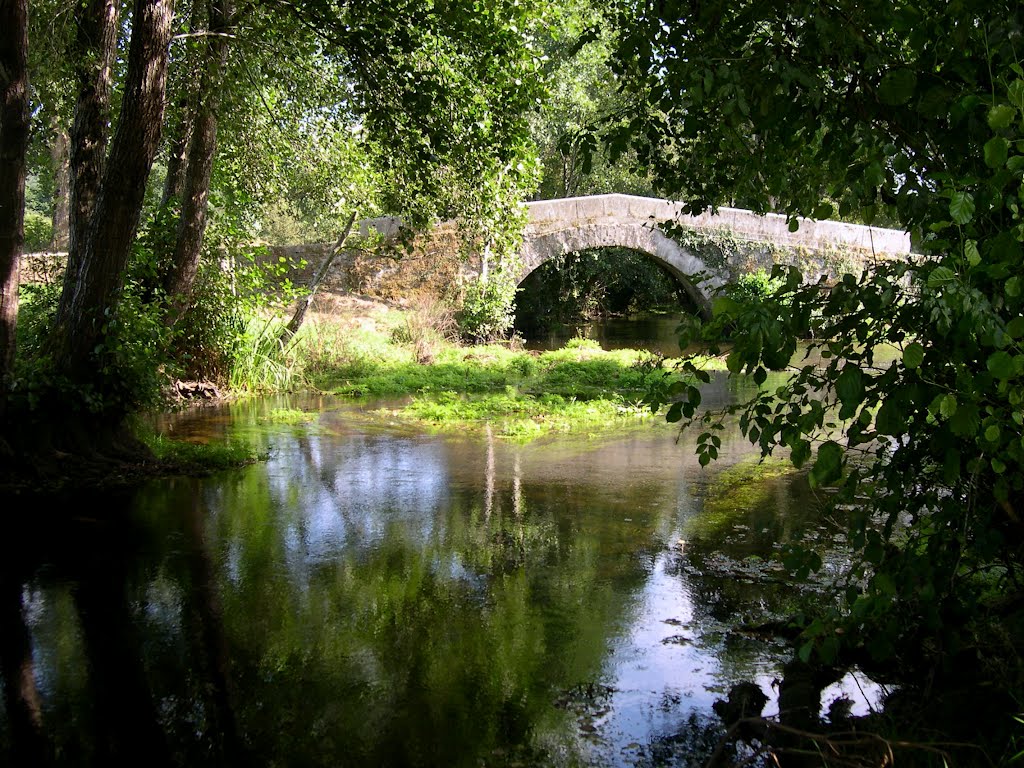 Remanso del Albergue de Ribadiso by Cesar Perez Ortega