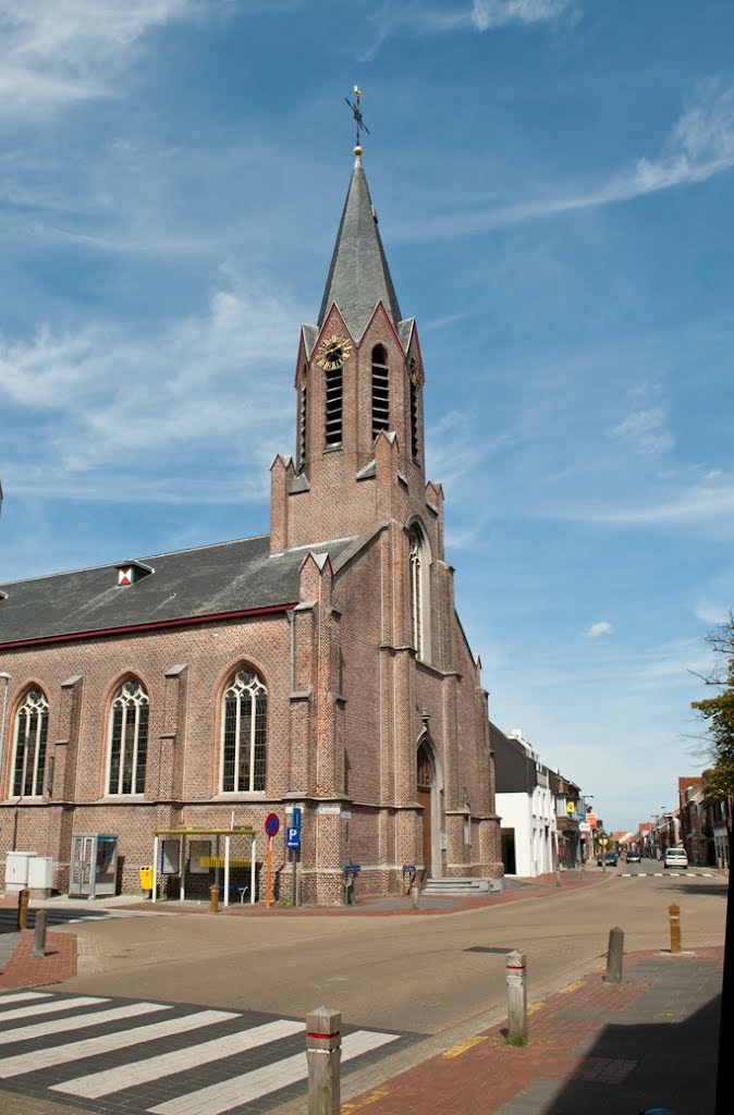 Onze Lieve-Vrouw-Hemelvaart kerk ;De Klinge by Henri Van Ham