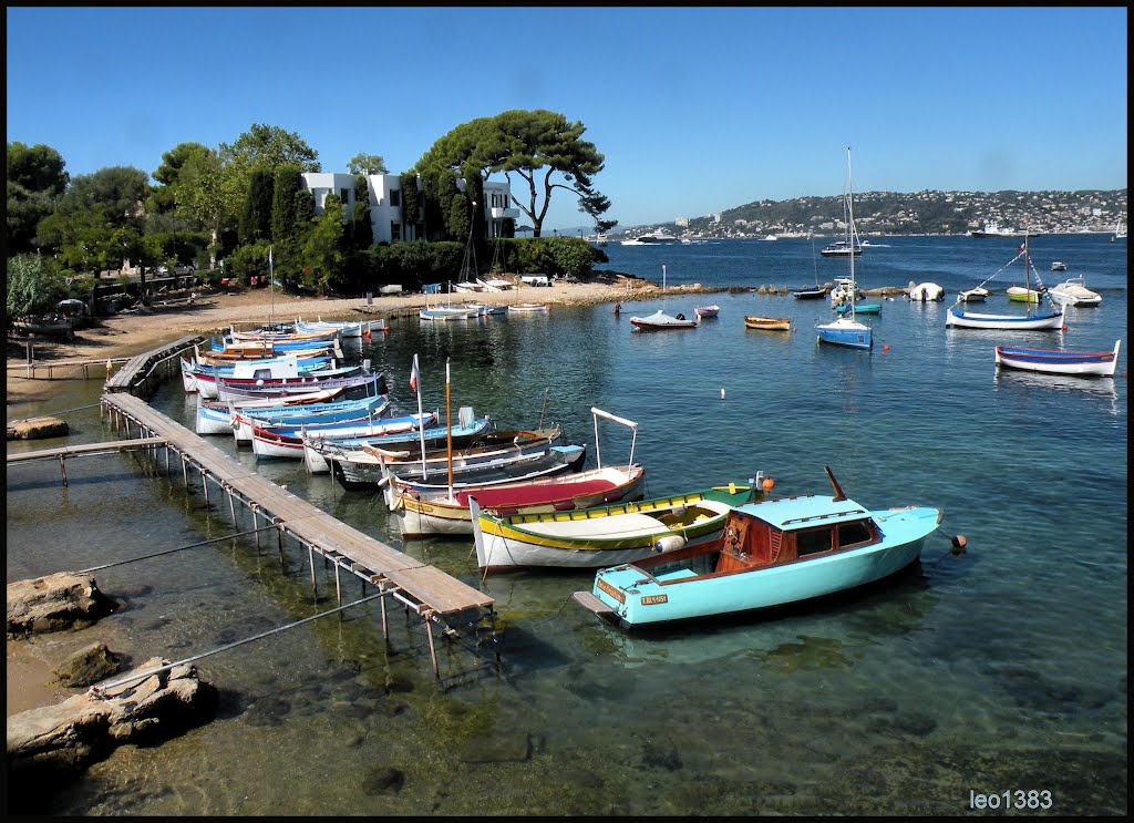 Cap d'Antibes Port of Olivette and bay of Juan-les-Pins..© by leo1383 by leo1383