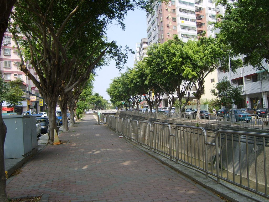 山仔腳大排舊貌Passageway along dike by 江佳欣Spark.Chiang