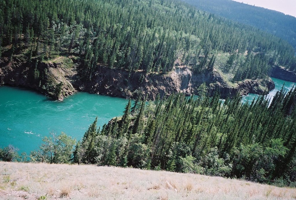 View Below to Miles Canyon Near Whitehorse by David Cure-Hryciuk