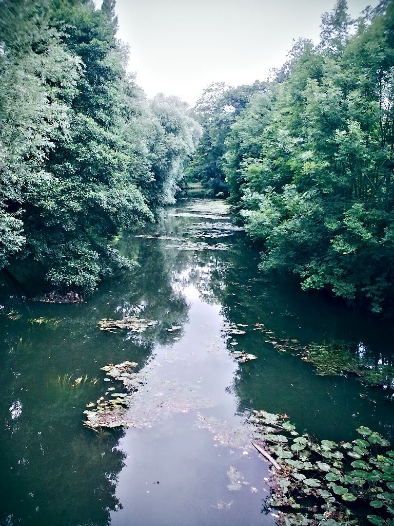 Fleuve et reflet. — in Brunoy, Ile-de-France. by juri_kid_a