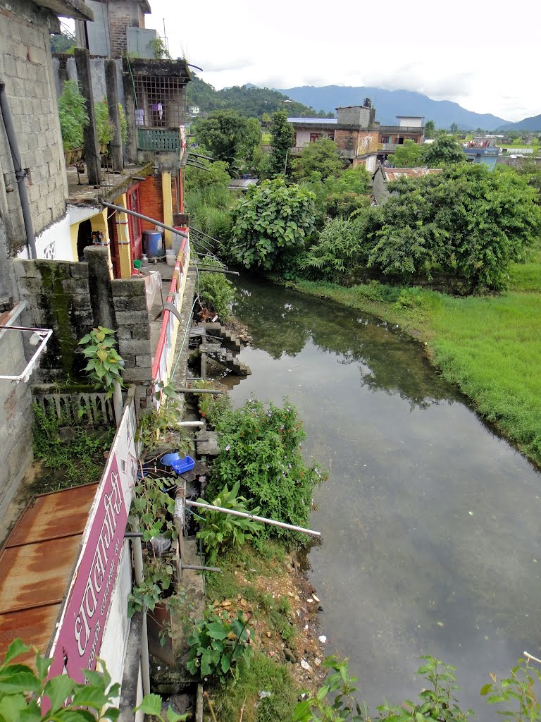 View from Dhaulagiri Restaurant by sunmaya