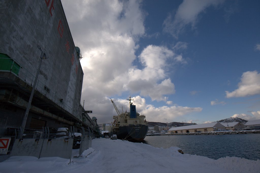 Wharf in Otaru by narick boxx