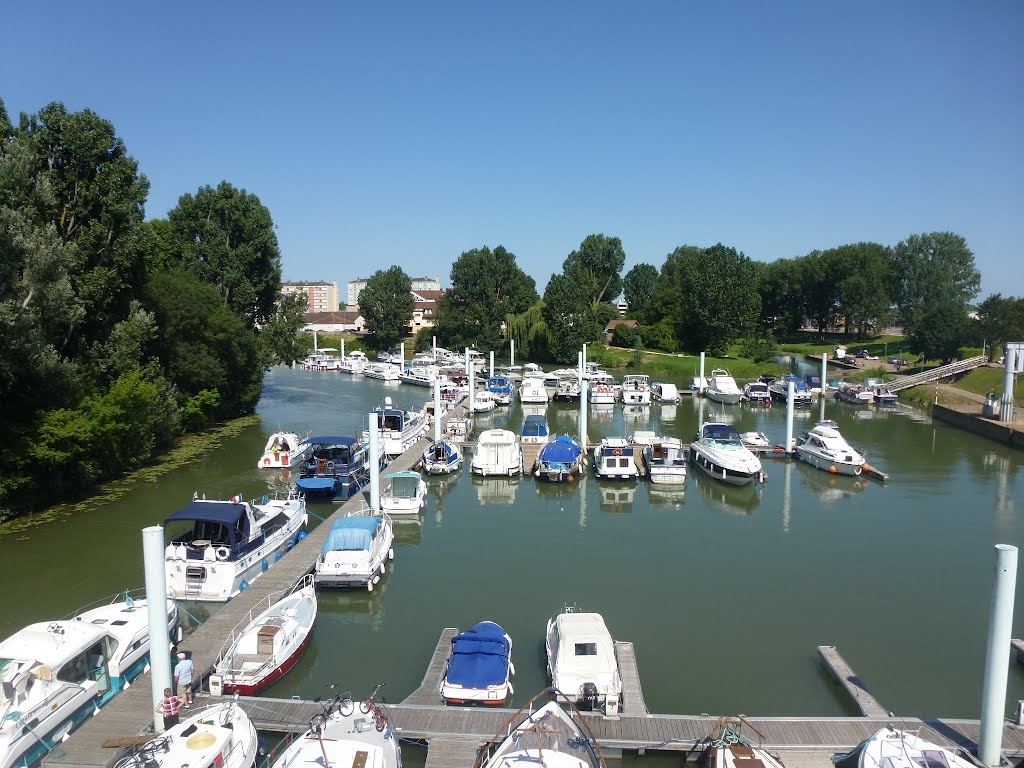 Saône. Chalon sur Saône. PK 142. Port_120617 by Martin Dudle-Ammann