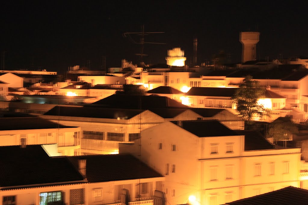 Vista nocturna - castelo Beja by DanielTeix