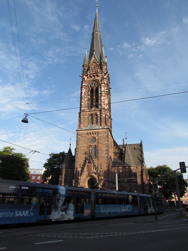 Saarbrücken, Evangelical Church of St. Johann ,Germany by Kobi Zilberstein