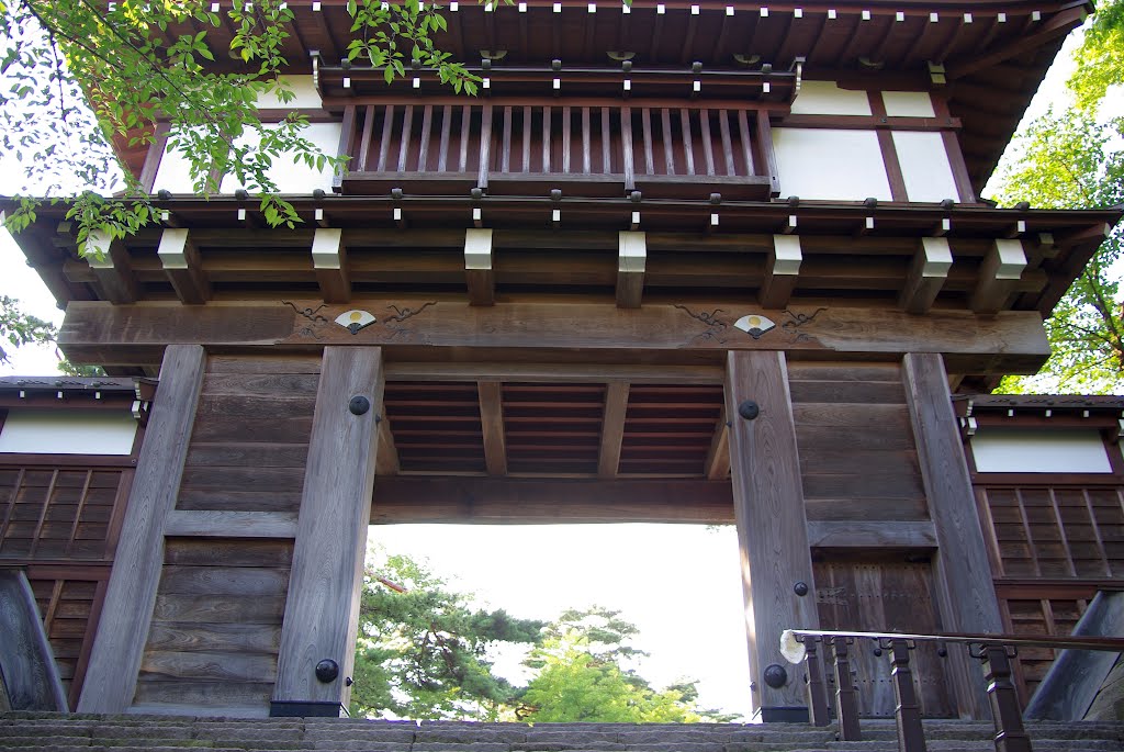 久保田城表門その２（秋田市） kubota-castle main gate in Akita city vol.2 by ponpocopon