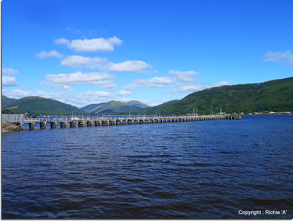 Ardnadam Pier @ Holy Loch. by Richie.