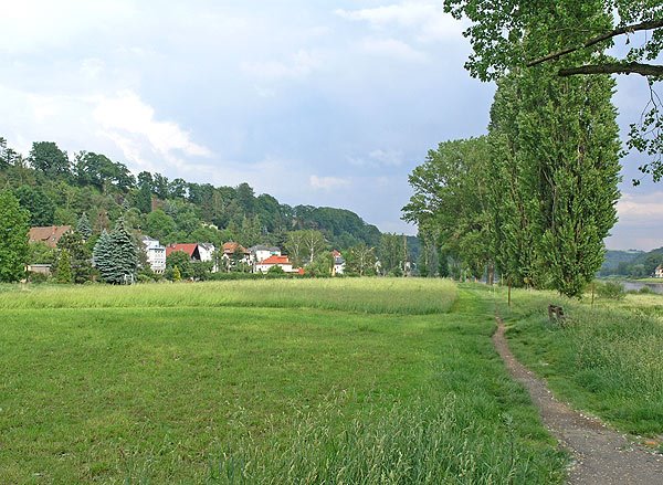 Ortsteil Copitz, Blick elbaufwärts by kay.h