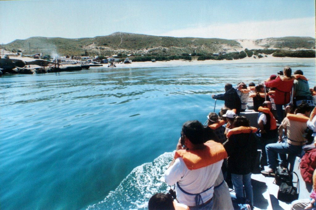 Argentina - Chubut, Península de Valdés, Puerto Pirámides, Partida avistaje de Ballenas by Carlos Petracca