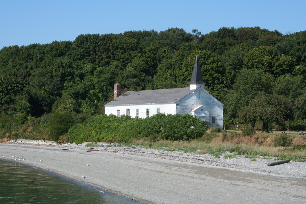 Peddocks Island chapel by Christopher Klein