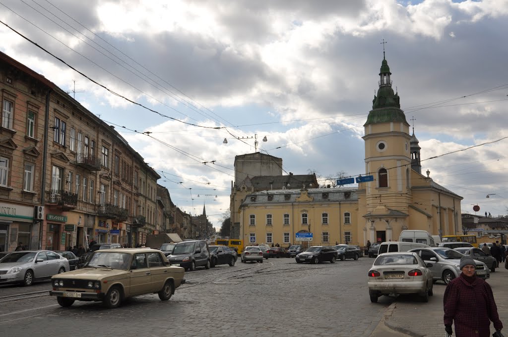 Львов, ул. Городоцкая. Монастырь и костёл Святой Анны / Lviv, Gorodotskaya street. Monastery and Church of St. Anna by Ann78