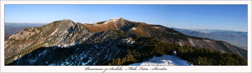 Panoráma zo Suchého - Malá Fatra - Slovakia by Sergej Esnault