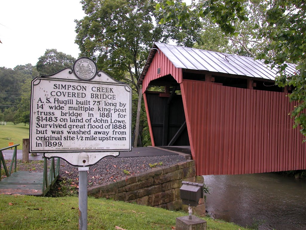 48-17-12 SIMPSON CREEK - 79 FT MULTIPLE KINGPOST - HARRISON CO, WV by ophiuchus