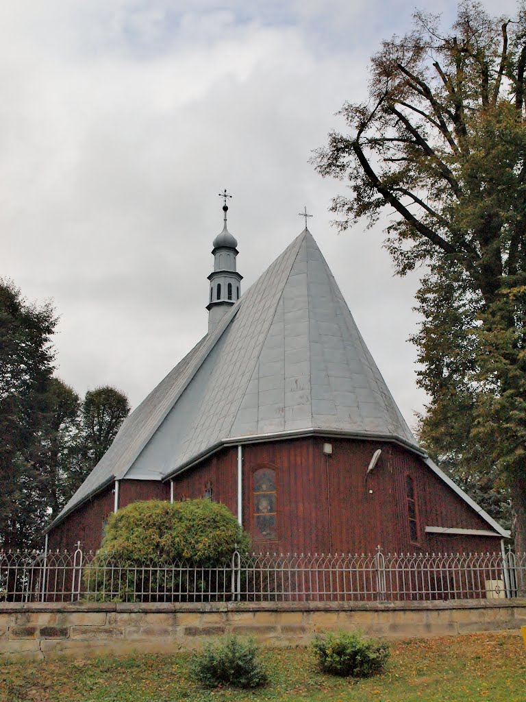 Olszyny - the parish church of the Exaltation of the Holy Cross by wuhazet