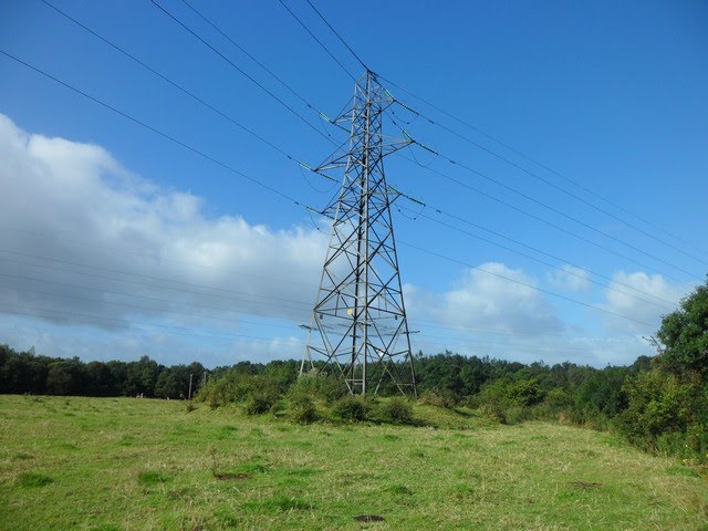 Pylon by the River Leven by seventiescopshow