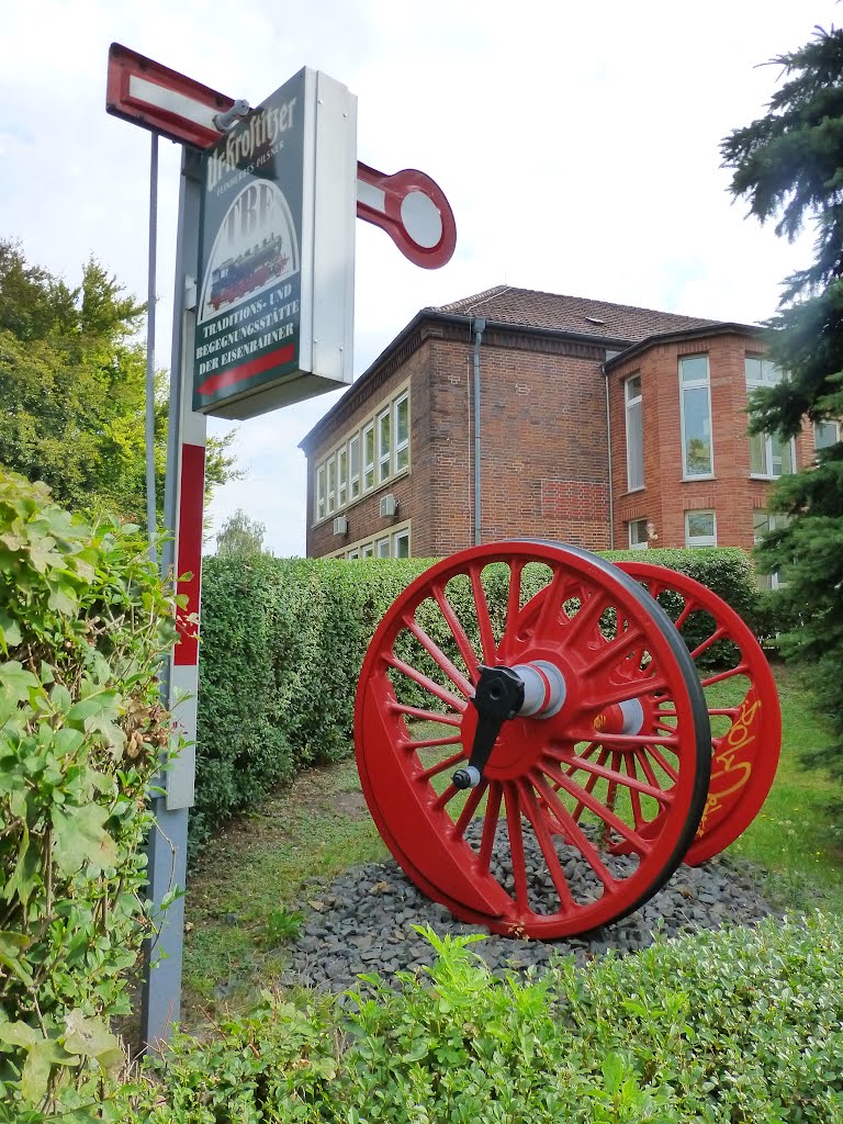 Nostalgiegaststätte der Eisenbahn TBE in Engelsdorf by Drakula