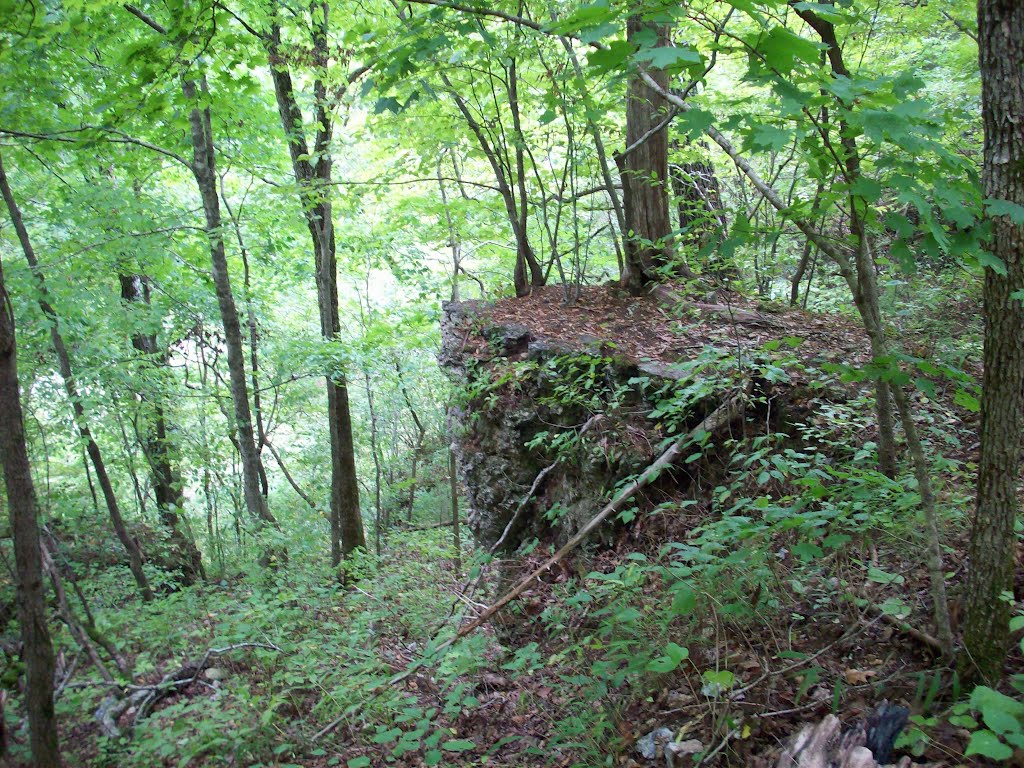 Bluff near Clifty Creek Natural Bridge by Charles Wieland