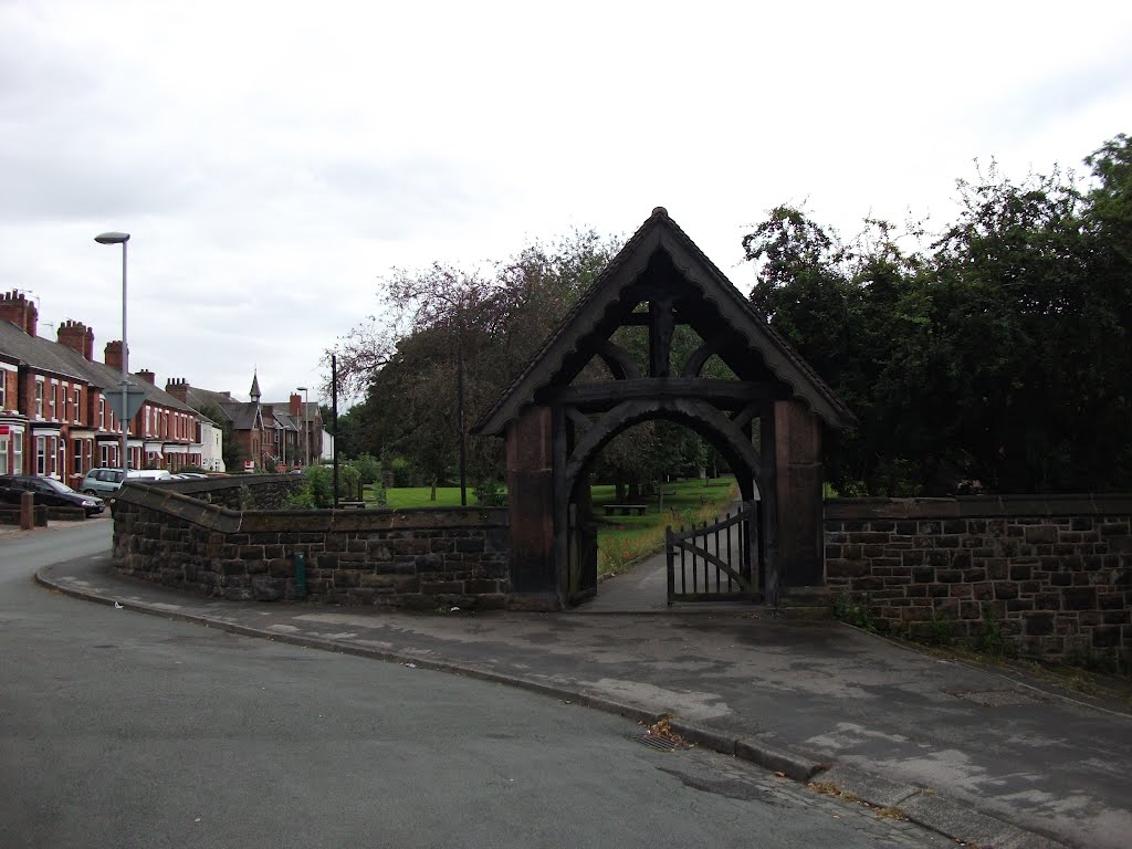 Lych Gate, Northwich Cemetry by Bigdutchman