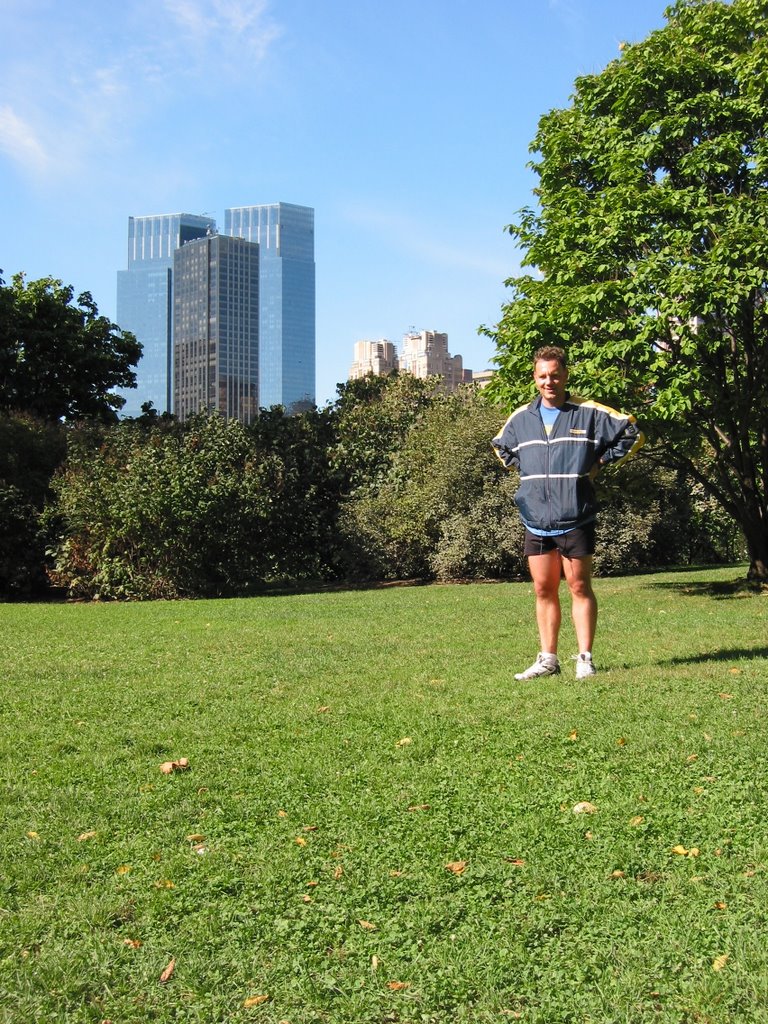 Phil jogging at Central Park by Phil McFarlane