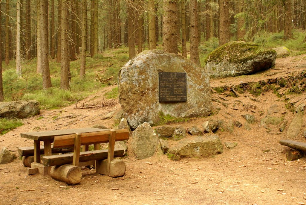 Kriegerdenkmal an den Dreibrodesteinen (Harz) by Altmeister