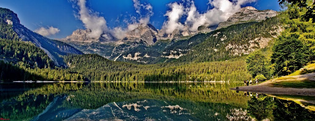 La Montagna & il Lago - Dolomiti di Brenta & Lago di Tovel - (for a best view please enlarge) by maurodiotto & mara - No Views