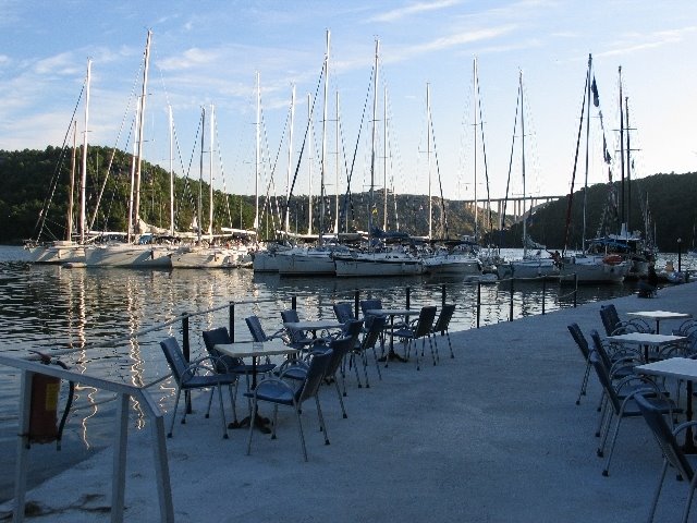 Hafen Skradin by Hertel