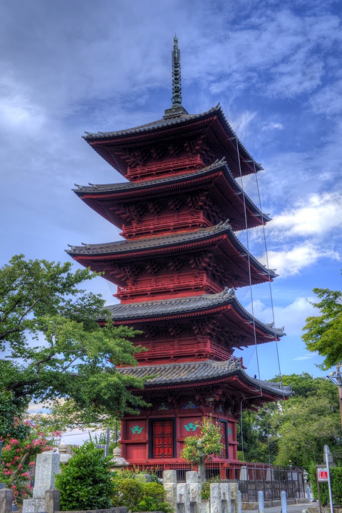 The oldest pagoda in tokyo,built In 1701. by kazkun