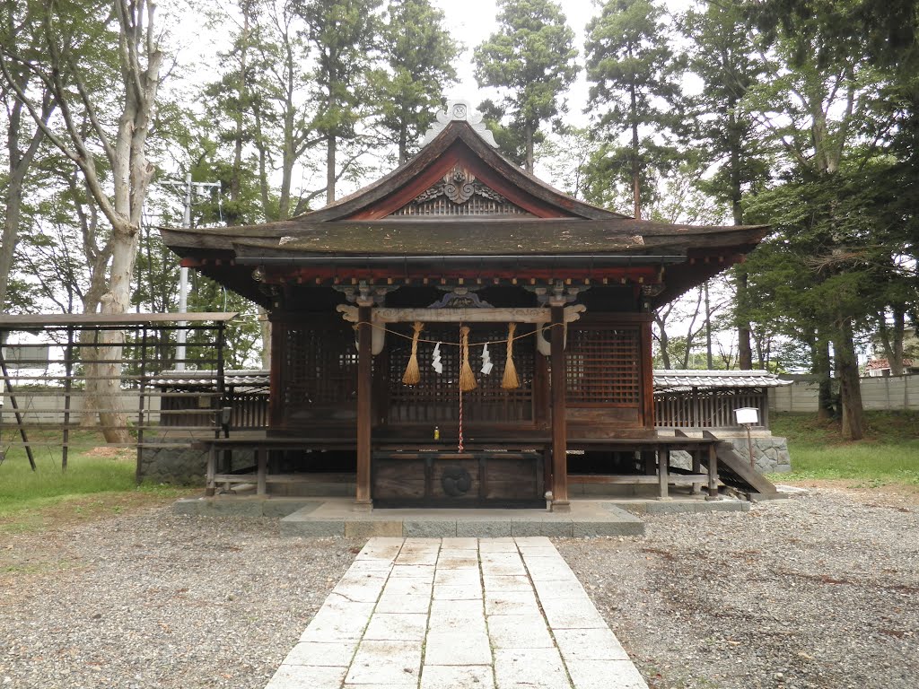 筑摩神社　拝殿(長野県宝)　Tsukama shinto shrine by nkmroioikkkz